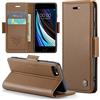 Phernykas Custodia a Libro Portafoglio per iPhone SE 2020/2022/ iPhone 8/6 | 3 Slot - Per Pendolarismo, Flip Cover Doppia Fibbia Laterale, Pelle PU Anti-Macchia, Supporto, Lavoro, Telefono Libretto