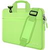 HSEOK Borsa a Tracolla per Notebook, Borsa Porta Laptop Super Sottile e Impermeabile, Fino a 13-13,3-14 Pollici, F02G01