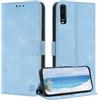 ZONNAVI Cover per Samsung Galaxy A50 / A50S / A30S, [Blocco RFID] Custodia a Libro in Pelle con Porta Carte, Flip Case Portafoglio Antiurto Cover per Samsung A50 / A50S / A30S (Blu chiaro)