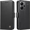 XINNI Cover per Xiaomi Redmi Note 13 PRO Plus 5G Custodia | Semplice Cellulare Libro Antiurto Flip Pelle PU/TPU Magnetica Case