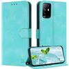 ZONNAVI Cover per Oppo A94 5G, [Blocco RFID] Custodia a Libro in Pelle con Porta Carte, Flip Case Portafoglio Antiurto Cover per Oppo A94 5G (Verde Menta)