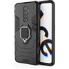 SORAKA Cover per realme X2 Pro con anello,Custodia in TPU Morbido Custodia realme X2 Pro Ultrasottile con piastra metallica per Supporto Auto Smartphone Magnetico