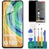 SRJTEK per Motorola Moto G100 Schermo LCD per Motorol Edge S Schermo Sostituzione XT2125 Display Touch Digitizer XT2125-4 Parti di Riparazione di Montaggio Kit