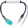 Pevlkawr Adattatore Antenna Autoradio, Antenna Auto Amplificato, Doppia Fakra