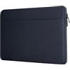 HEDUGO Custodia per Laptop con Tasca per Accessori Custodia Imbottita per Computer da 15 a 16 Pollici Compatibile con MacBook Air/Pro Porta Protettiva per Chromebook/Pc Portatile da 15" a 16"