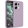 HAFFAN Custodia in Silicone TPU Compatibile con Redmi Note 13 4G (6.67 inches), Cover Case Protettiva per Cellulare - Erba Viola