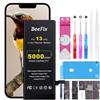 Beefix Batteria 5000mAh per iPhone 13, Compatibile con A2482 A2631 A2634 A2635 | Kit completo con attrezzi di riparazione - Sostituzione della batteria semplice e veloce per iPhone 13