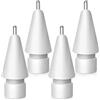 SIXFU Punte lunghe in metallo robuste compatibili con Apple Pencil, punte durevoli compatibili con Apple Pencil Pro/USB-C/1a/2a generazione, accessori compatibili con iPad Pencil (4 pezzi)