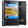 Surfans Lettore MP3 HiFi portatile F22 - Lettore musicale senza perdite con Bluetooth, chip DAC, supporto audiolibro e e-book, touchscreen da 2,8, DSD256, PCM 384 kHz - 32 GB, fino a 1 TB