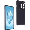 REY Cover in Gel TPU Nera per ONEPLUS 12R 5G - Ace 3 5G, Ultra Sottile 0,33 mm, Morbido Flessibile, Custodia Silicone