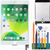 SRJTEK Per iPad Mini 4 7.9 Sostituzione Dello Schermo 2015 A1538 A1550 Display LCD Touch Screen Digitizer Assemblea Completa Pannello di Vetro Matrice Parti Kit (Bianco)
