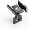 LEIOSHOP Porta Cellulare Moto Per KYMCO AK550 ST Xciting S400 I TCS DT X 360 125 350 CV3 Dink X125 Town CT Downtown ABS Supporto Per Cellulare(Handlebar Black)