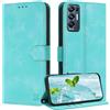ZONNAVI Cover per Oppo Find X3 Neo 5G, [Blocco RFID] Custodia a Libro in Pelle con Porta Carte, Flip Case Portafoglio Antiurto Cover per Oppo Find X3 Neo 5G (Verde Menta)