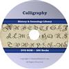 Generic 200 BOOKS - Calligraphy - Penmanship Flourish Quill Ink Script Lettering - CD/DVD