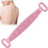 Yongmcxhhj Scrubber Corpo In Silicone Striscia Massaggiante A Doppio Lato Lunga | Spazzola Scrub Schiena Da Doccia per aromaterapia vasca doccia post-workout pre-shave viaggio