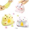 OPEIXSAYKOC 2 Pezzi Squeeze Giocattoli, Giocattolo Squishy Criceto | Kawaii Animali Squishys, Antistress Squishy, Fidget Toys Set, Antistress Giocattolo per Bambini e Adulti