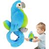Generico Bracciale schiaffo per animali di peluche, braccialetto schiaffo per uccelli in peluche - Simpatici braccialetti con uccellini - Giocattolo con braccialetto schiaffo, braccialetto per bambini, peluche