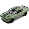 Cochesdemetal 2018 Dodge Challenger SRT Hellcat Wide Body Verde Metalizado 1:24 Motor Max 79350