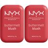 NYX Professional Makeup Buttermelt Blush Butta Than Coral 5g - 2 Fard