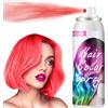 AFDEAL spray Colorante Temporaneo per Capelli per Bambini e Adulti, Colorante Lavabile per Accessori, Festa, Halloween, Natale, 100ML Rosso