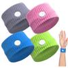 ZIRYAKO Braccialetti antinausea per bambini e adulti, digitopressione anti-nausea, 4 pcs da viaggio, senza farmaci, fascia da polso per cinetosi e mal di testa,braccialetti antinausea