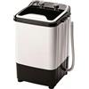 Generic Lavatrice Portatile,Carica Superiore Semi-Automatica,Tessuti Scarpe | Capacità 7,5KG, Motore 260W, Lavaggio con Timer, Funzione di Scolo, Ruota a Onde Bioniche, Per Dormitori