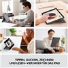 Logitech Combo Touch - Tastiera e custodia folio - con trackpad - retroilluminata - connettore Apple Smart - QWERTY