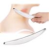 JULYKAI Strumento per piastra di massaggio, 304 in acciaio inox IASTM Gua Sha Board Agopuntura Scraping Massager Tool Strumento di massaggio per raschiatura facciale