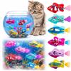 Bawetech 6 Pezzi Robo Fish, Giocattoli per Gatti, Giochi Gatto con Luci LED | Gioco Gatto, Robofish, Giochi Interattivi per Gatti, Pesci Giocattolo, Pesciolini che si Muovono in Acqua