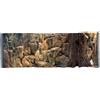 WYSKONT Fondo per Acquario 3D Corfù - Fondo per Acquario - Accessori per Acquario - Fondo - Decorazione per Acquario - 97x36 cm all'acquario 100x40 cm - Colore Marrone - Acquario Grande