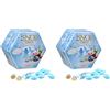 Caffetti Confetti Crispo Snob Celeste Battesimo e Comunione Lieto Evento, Gusti Assortiti, con Mandorla al Cioccolato Bianco, Made in Italy per Bomboniera Confettata Maschio, Imbustati Singolarmente - 500 gr