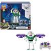 Mattel Games Mattel Disney Pixar Toy Story 5 - Buzz Lightyear Volante RC, versione Hi-Tech radiocomandata dello Space Ranger con ali separabili e telecomando elettronico incluso, JKV53