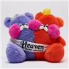 Heaven di Marc Jacobs Peluche doppio orso Heaven by Marc Jacobs viola arancione rosa con corona gio...