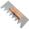 Qianly Spatola Dentata per Piastrelle | Professionale, Resistente, Frattone Dentato, per Ristrutturazione Casa, Stile C