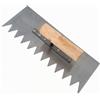 Folpus Frattone Dentato Preciso | Durevole, Spatola Dentata con Manico in Legno, Attrezzo, per Ristrutturazione Casa, Piastrellisti, Stile A