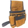 RiseNova Per borsa portautensili resistente con clip a nastro e passante | Poliestere 600D, cuciture rivettate, resistente alle forature, design multi-tasca, adatto per clip da 6,3 cm e passante per