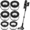 BXUUXA Filtro HEPA di Ricambio per Levoit VortexIQ 40 (4 Grandi + 2 Piccoli), Compatibile con Levoit VortexIQ 40-RF/VortexIQ 40 Flex/LSV-VF401P-AEU, Filtro in PET Lavabile per Aspirapolvere a Batteria