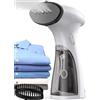 Blesgam Ferro da Stiro Verticale 1600W, 3 in 1 Stiratore Verticale, Bianco | 25g/min Vapore, Portatile 3 in 1, 150ml Caldaia Rimovibile, 30s Riscaldamento Rapido, Per Viaggi e Casa, Dotato di Spazzola