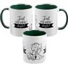 United Labels The Peanuts Tazza Snoopy - Just one more chapter! Tazza da caffè in ceramica verde bianco 320 ml