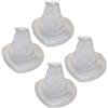 HQRP 4-pacco Filtro compatibile con Black & Decker DUSTBUSTER N566064 / 90558113 per ADV1200 ADV1210 ADV1220 DV1010EL DV1210N DV1415EL DV1810EL DV4800N DV6010N DV7210 DV9610N Aspirapolvere a mano