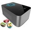 Cecotec Gelateria con Compressore da 1,5 L Gelacy 1500 Touch. 150 W, Macchina per Gelato, Schermo Tattile, Finestra di Controllo, Motore Estraibile, Gelato in 30 minuti.