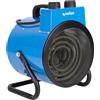 Cofan Riscaldatore industriale 3000 W | 2 livelli di potenza | Termostato regolabile | Funzione ventilatore | Colore blu | Adatto per officine e magazzini