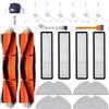 Chuancheng Set di 19 accessori per Dreame D9/ D9 Max/ D9 Max Gen2/ D9 Pro/ L10 Pro | Kit di accessori include 2 spazzole principali, 6 spazzole laterali, 4 filtri, 4 panni, 2 spazzole di pulizia, 1 ruota