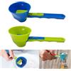 Hayaww 2 pcs Imbuto scoop per polvere Mini imbuto in polvere imbuto Scoop imbuto cucina setaccio scorrevole imbuto misurino utensili da cucina per misurazione precisa Proteine Polvere Caffè Cibo
