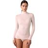 Lovable Maglia Manica Lunga in Modal e Cashmere con Collo Alto Lupetto