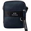 Armani Exchange - Zip Con Logo, Doppia Tasca, Dettagli In Metallo, Crossbody Uomo