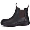 SAFETOE Stivali Chelsea Slip-On di Sicurezza Donna - Punta d'Acciaio Antiperforazione Resistenti Olio/Acqua ESD Pelle traspirante S3