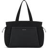 Kapten & Son Hellvi Shopper nero 25 L | Borsa università Donna | Borsa da viaggio con scomparto scarpe, laptop da 16 pollici, porta borraccia e aggancio per trolley | Gym, vita quotidiana e ufficio