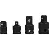 Funnytek Set di 4 adattatori per avvitatore a percussione, 1/4 - 3/8 - 1/2 Impact Driver Conversions cromo molibdeno acciaio giunto a croce e adattatori per cricchetti, dadi, trapani, inserti per chiavi a