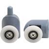 LKfjnhePF Rotelle Box Doccia 1 coppia di cabine doccia, pulegge, rulli for, ruote, puleggia for porte scorrevoli in vetro(25mm)